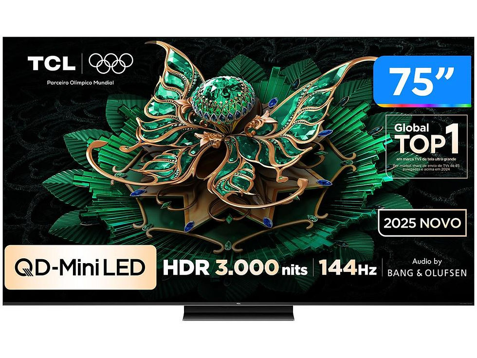 Miniatura: Smart TV 75 "TCL 4K UHD MiniLED 75C7K 144Hz Google TV AiPQ Pro Google Assistant 