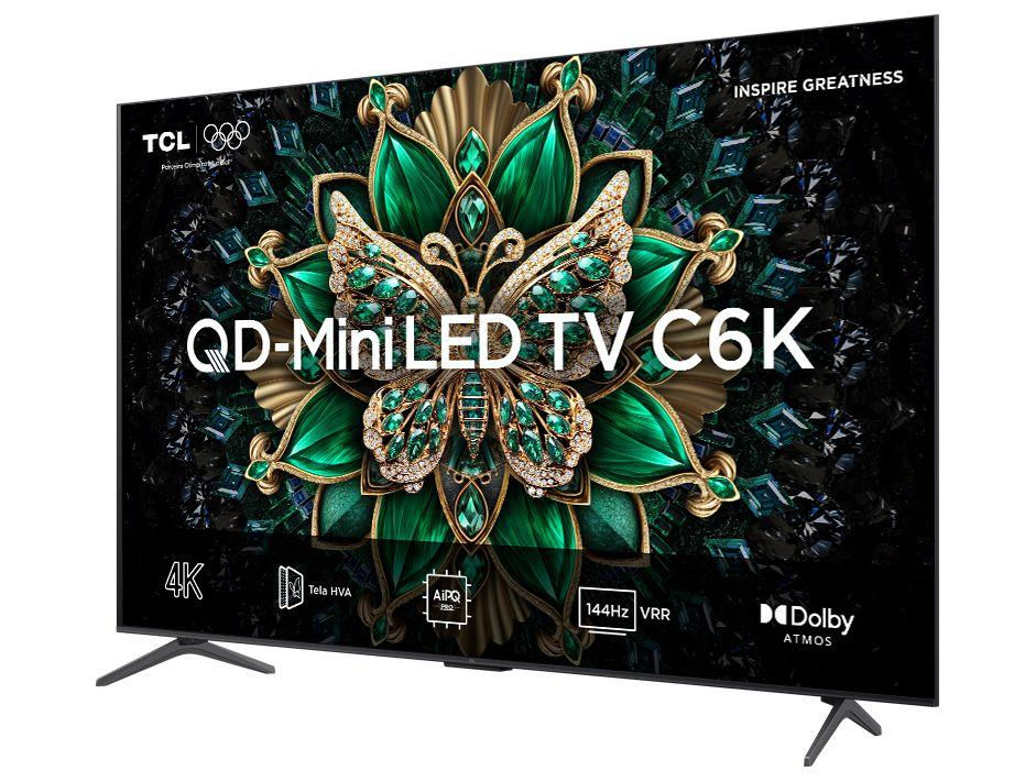 Miniatura: 65" TCL 4K UHD MiniLED Smart TV 65C6K, 120Hz, Google TV, AiPQ, Google Assistant,
