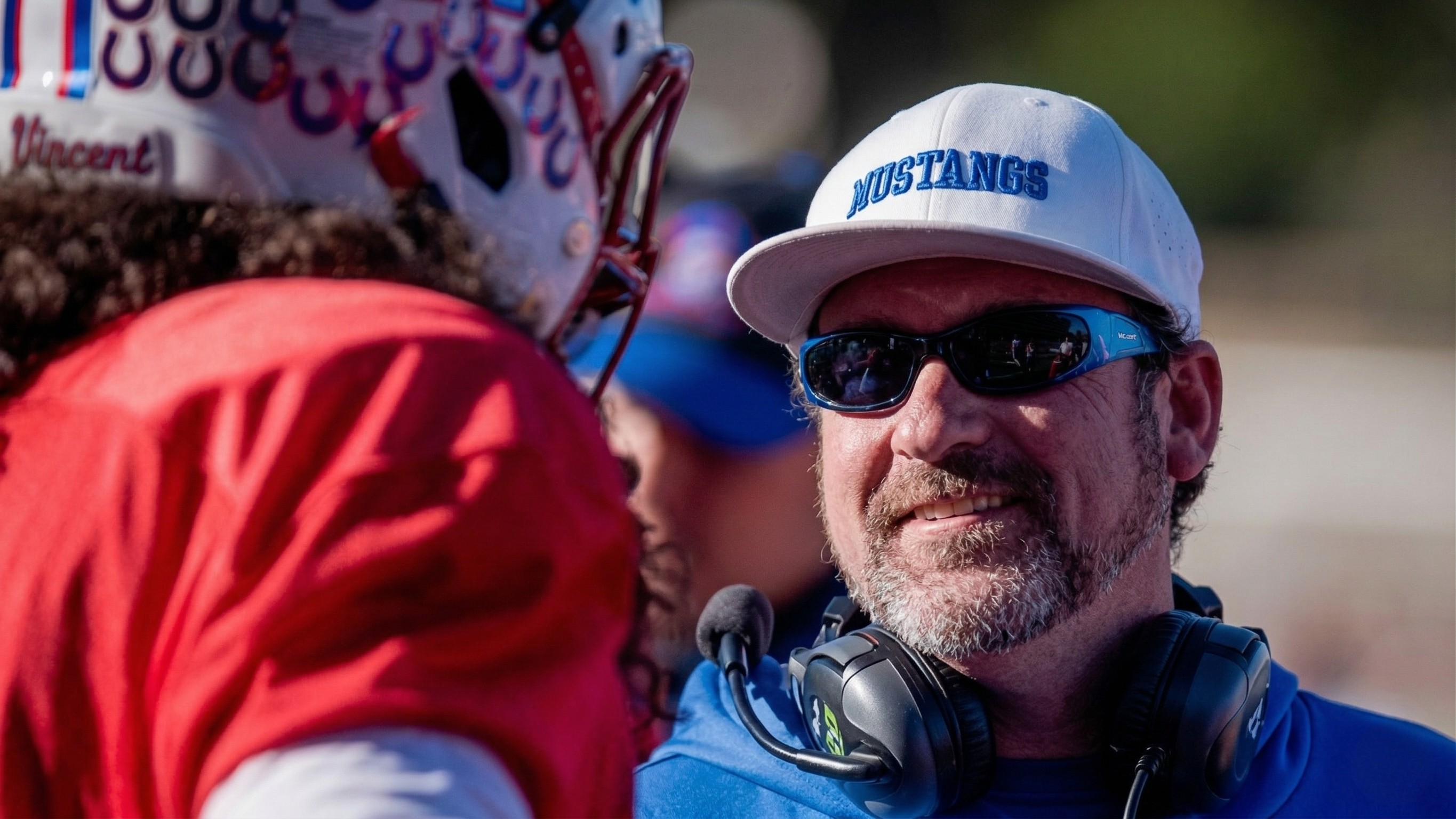 Coach Lance O on-site at the Polynesian Bowl National Combine in Las Vegas.