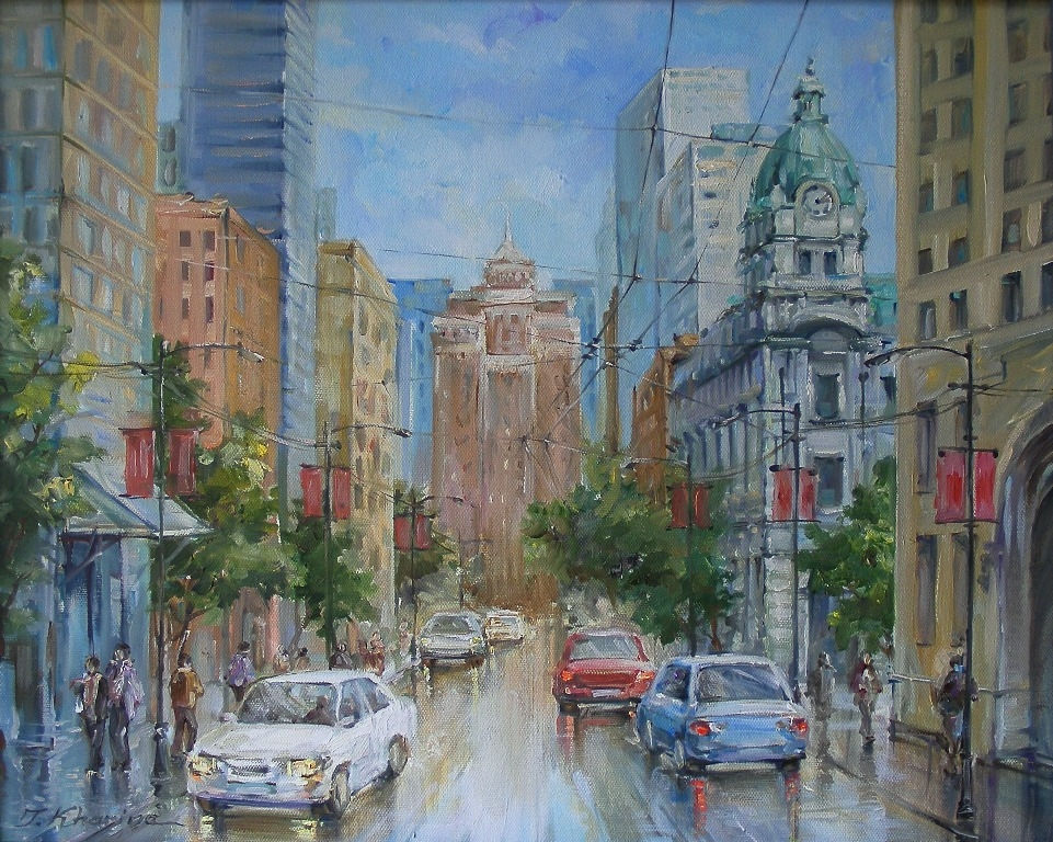 Downtown After the Rain