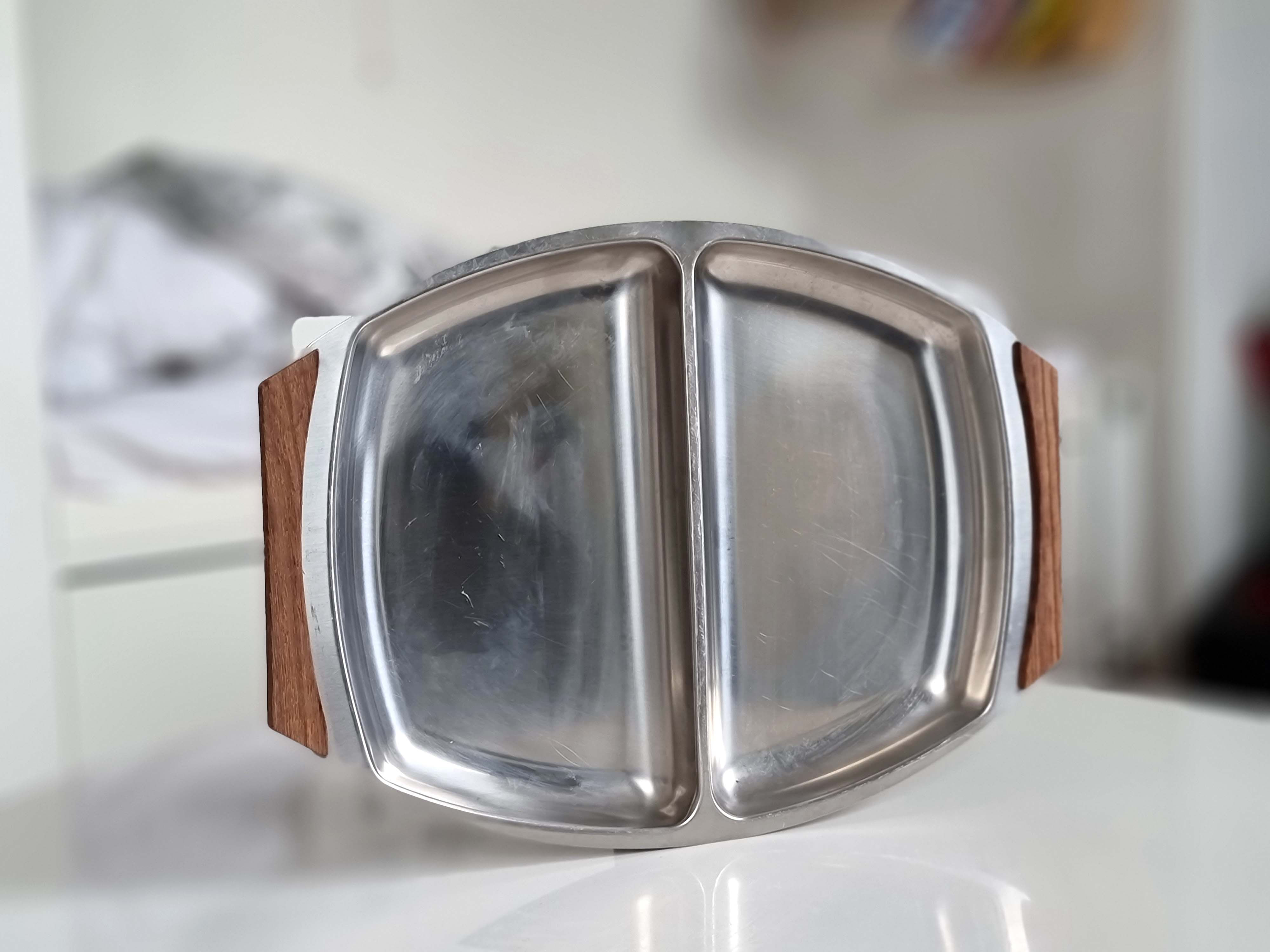 Large double serving dish