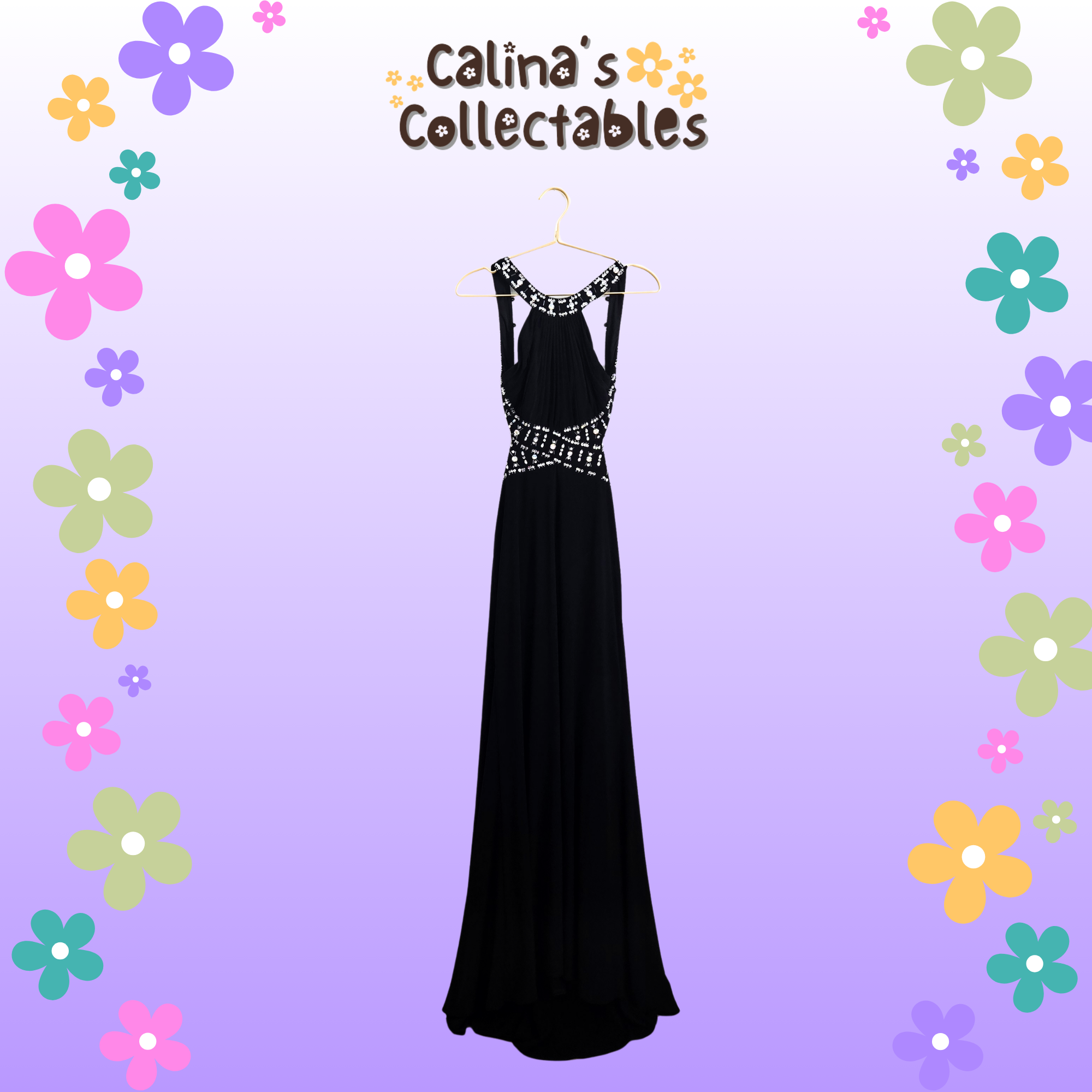 Elegant Morgan & Co. Beaded Gown