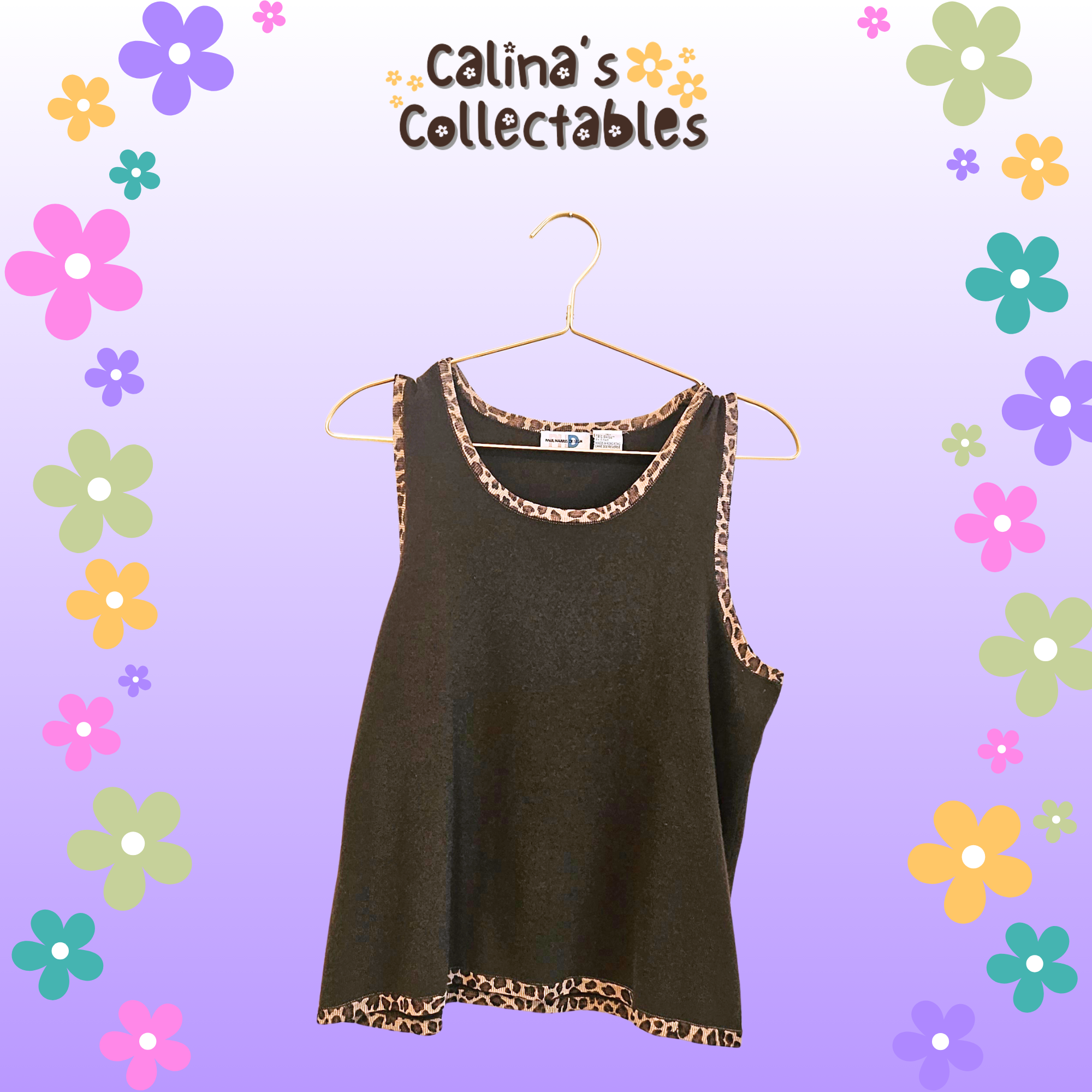 Paul Harris Cheeta Lined Cami