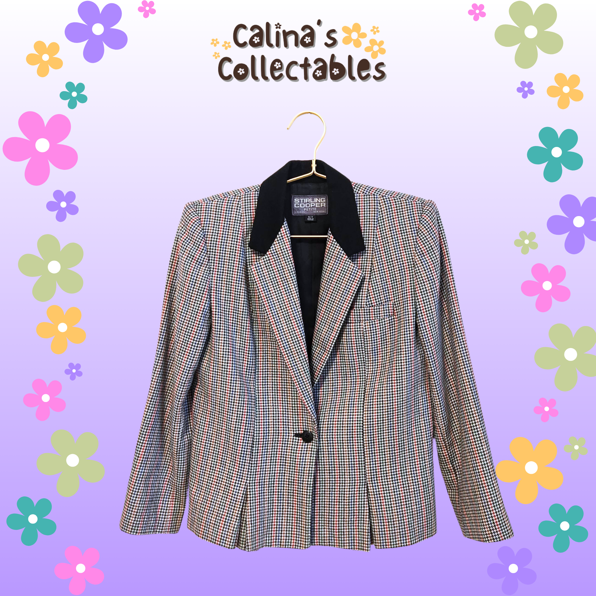 Stirling Cooper Houndstooth Blazer