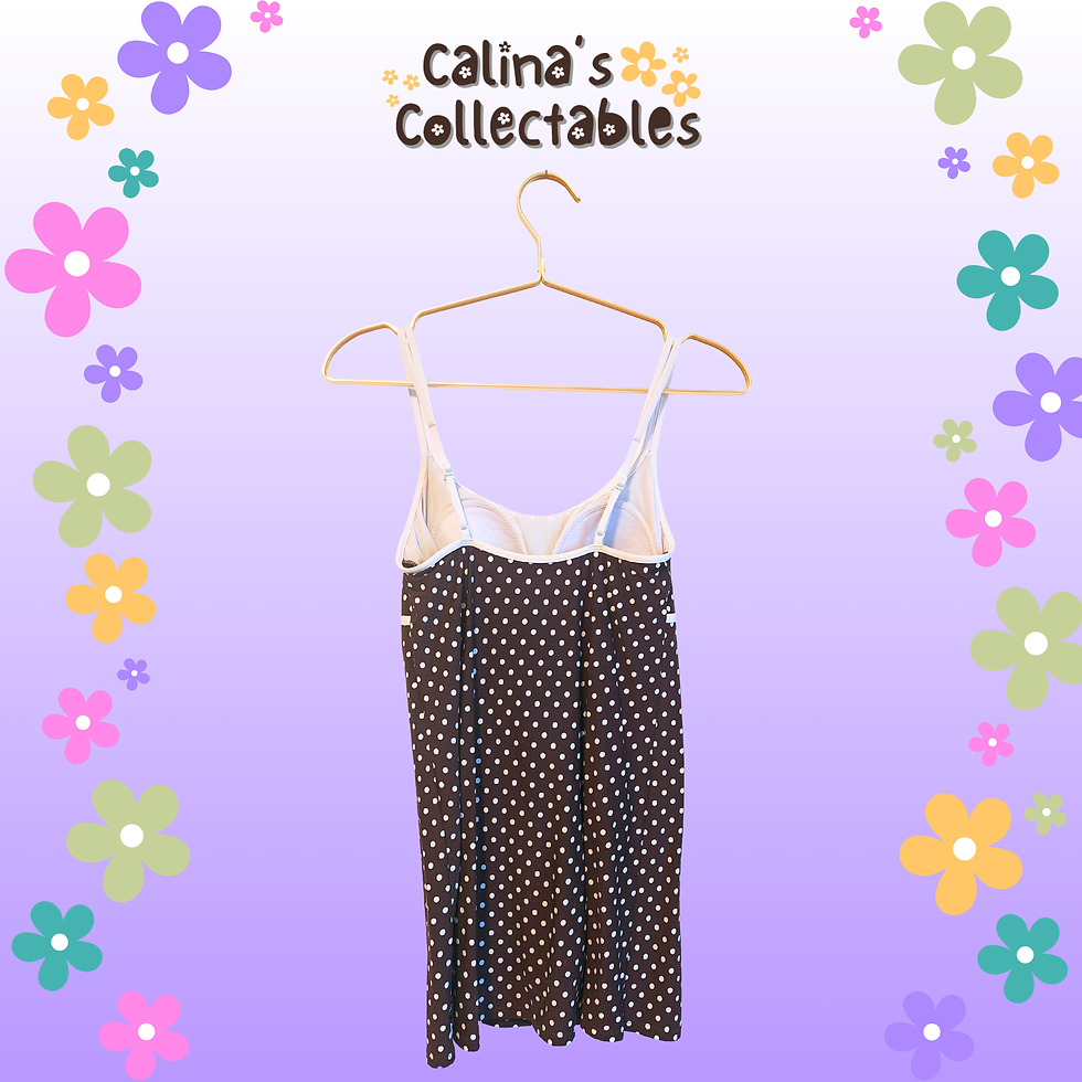 Thumbnail: Tank top with polka dots and visible text from Calina's Collectables