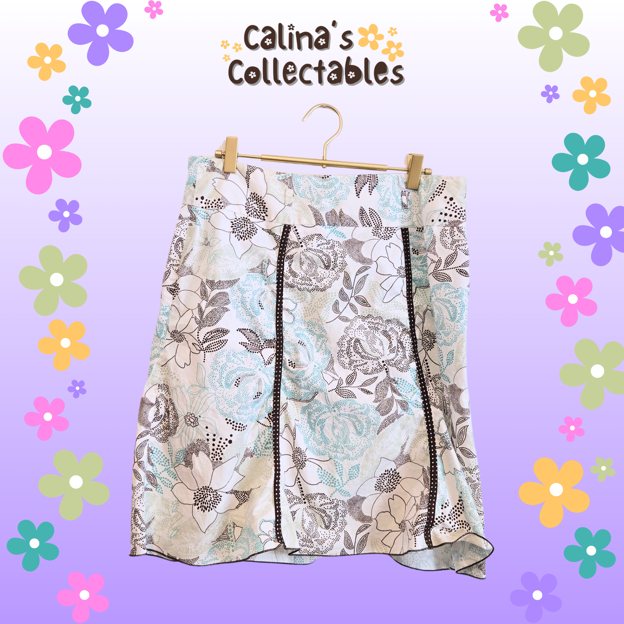 Soulmates Floral Mini Skirt