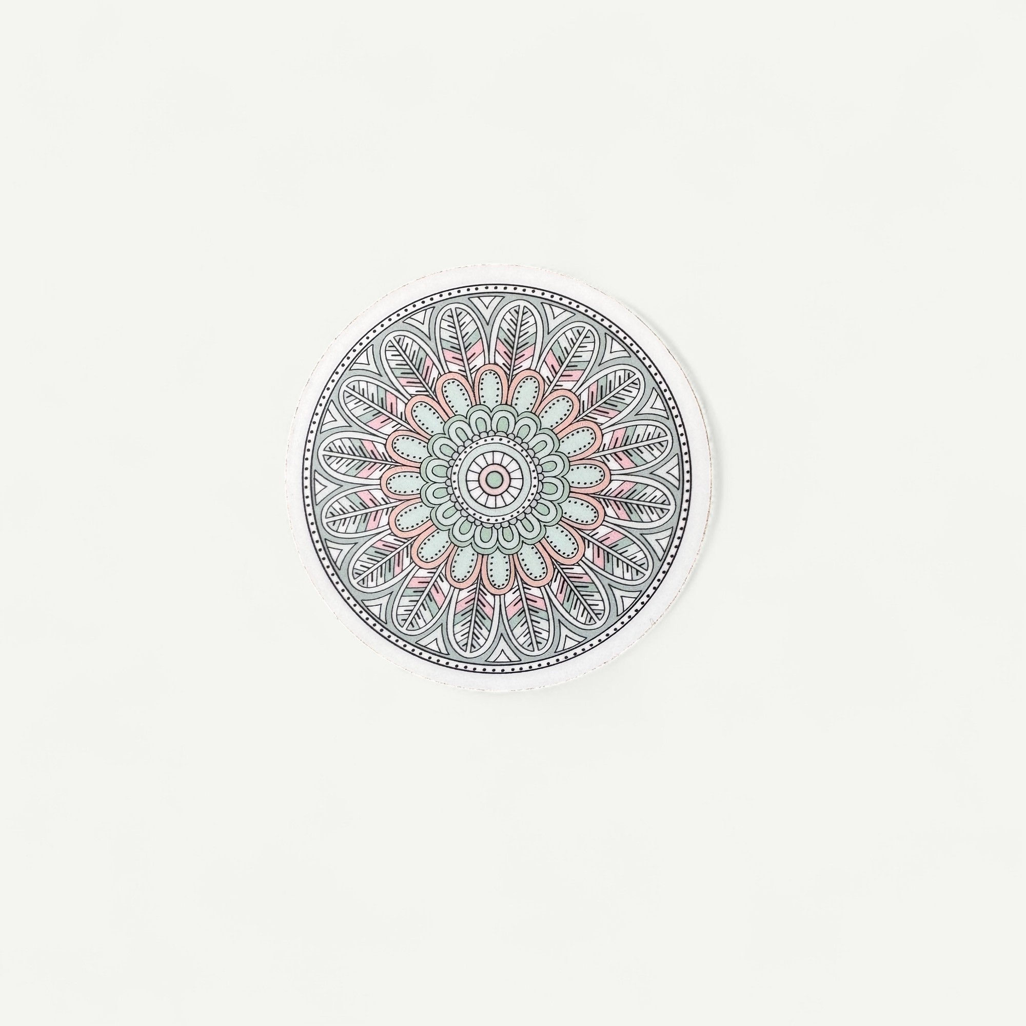 Blue pastel mandala