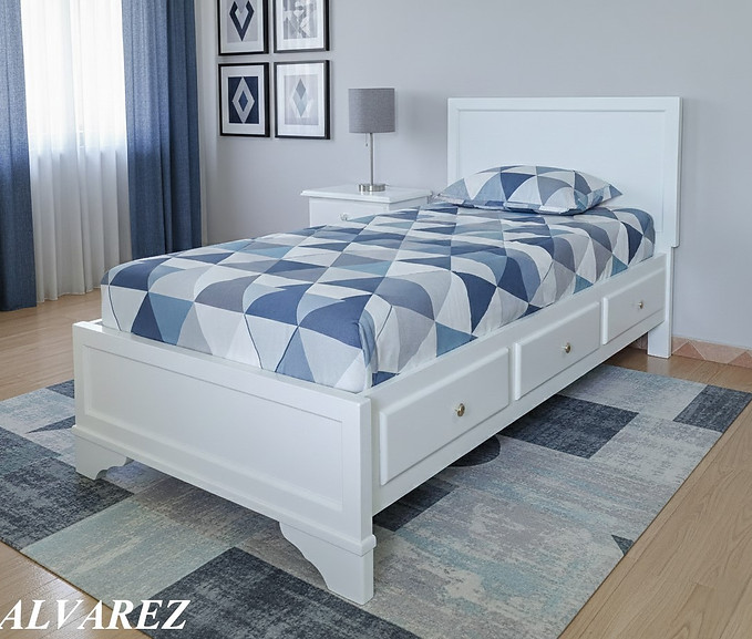 Cama con Gavetas Blanca - IA - 1.jpg