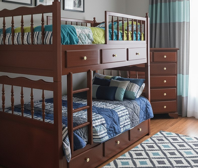 Camarote con Gavetas Miel con Gavetero G6 - IA - 2.jpg