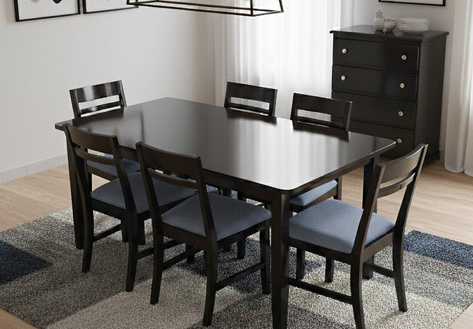 Mesa Texas 6S con Sillas Texas Nogal con Gavetero Qatar Standard - IA - 1.jpg