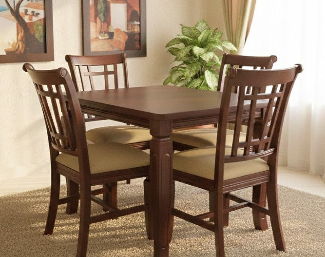 Mesa Niza 4S con Sillas Roma Nogal claro - IA - 1.jpg