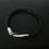 Miniature : Bracelet cuir galuchat et fermoir "Limpide"