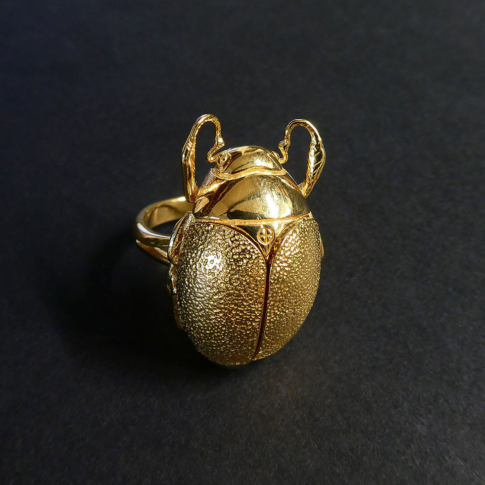 Miniature : Bague Scarabée boite
