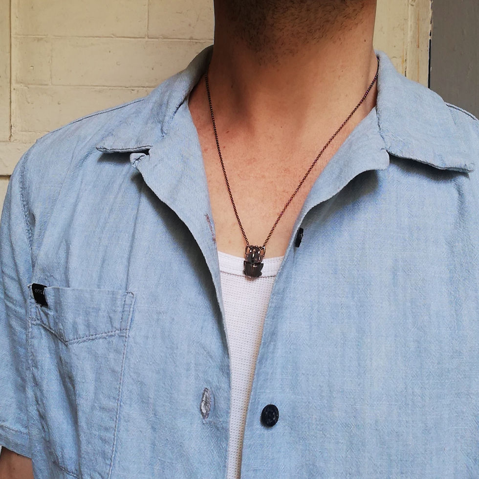 Miniature : Collier scarabée Tridens