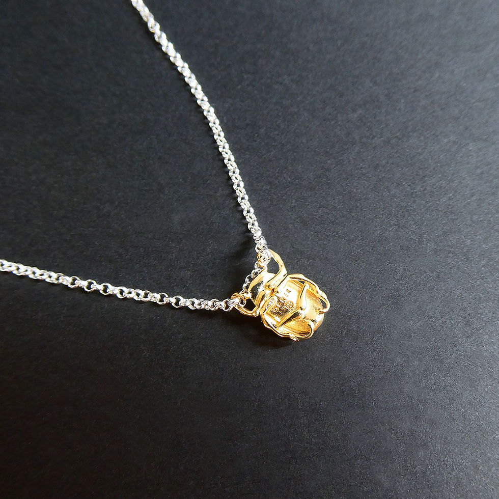 Miniature : Collier pendentif Scarabée