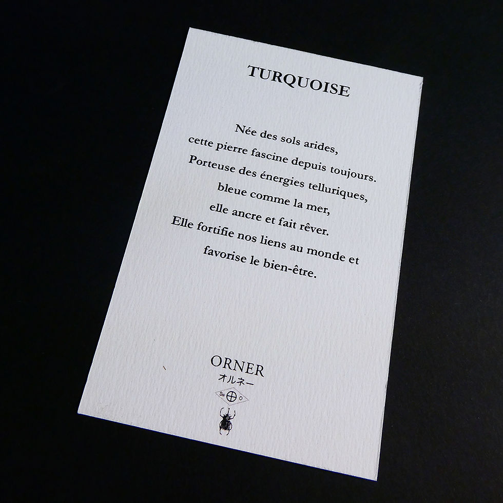 Thumbnail: Collier pendentif Turquoise N°01