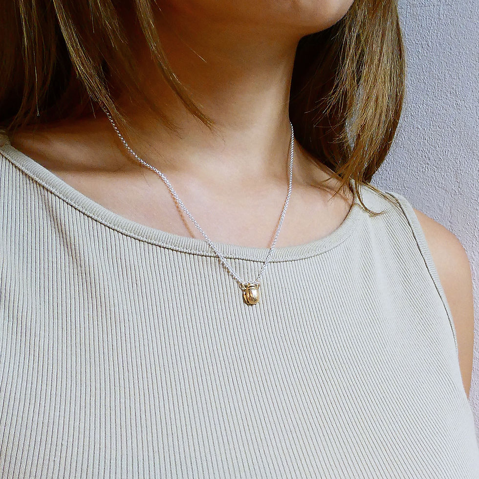 Miniature : Collier pendentif Scarabée