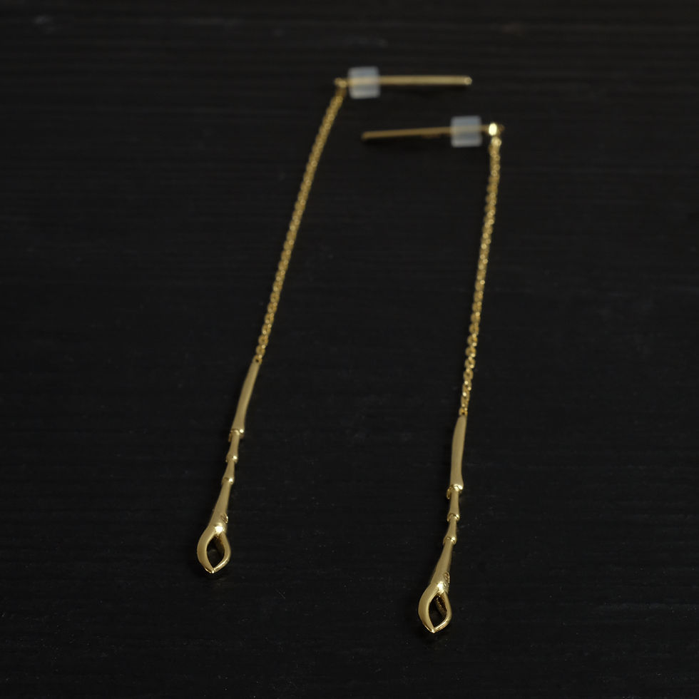 Boucles d'oreilles Pattes vermeil