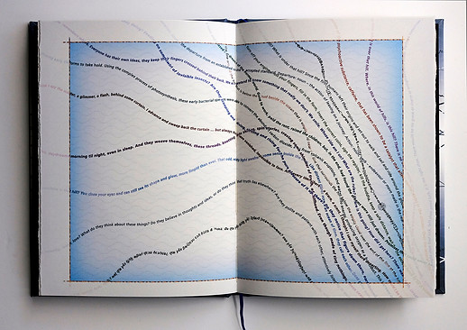 Texts begin to gather in this spread from the End of the Line