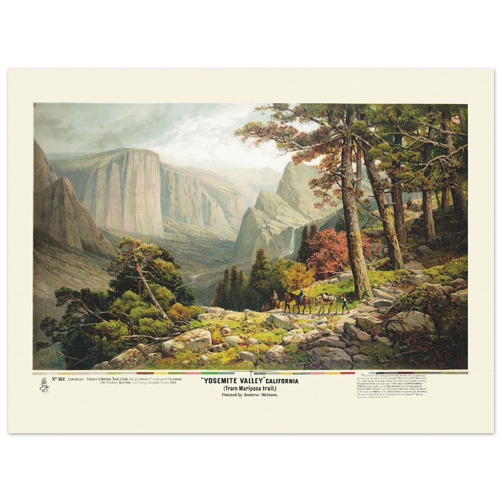 Thumbnail: 1887 - "Yosemite Valley", California