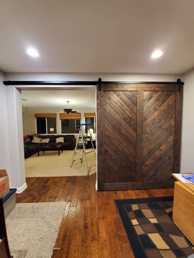 Oversized barn door