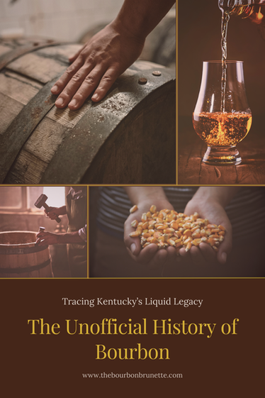 beautiful collage of pictures featuring craft bourbon makers, craftsmen making bourbon barrels, bourbon pouring into crystal glass, corn in the hands of a kentucky person, embodies the feel of the kentucky bourbon trail