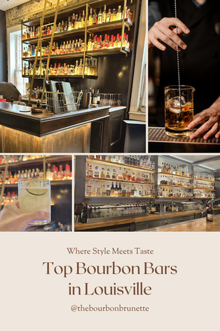 Top Bourbon Bars in Louisville: Where Style Meets Taste