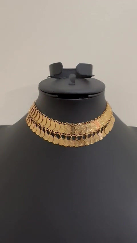 Thumbnail: Ginaya (coin) layered choker