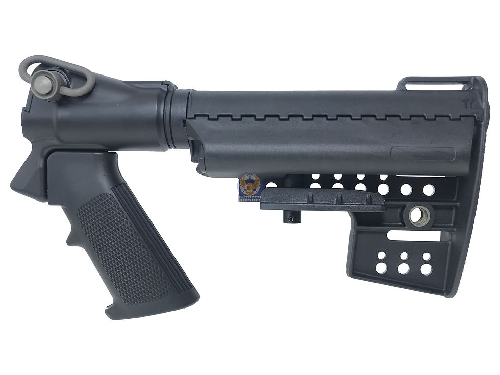 Thumbnail: Golden Eagle Gas Charging M4 Stock Adapter for M870 Gas Shotgun Series (VLTOR)