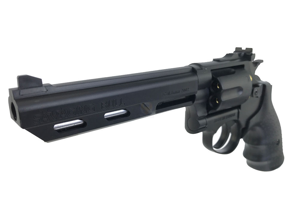 Thumbnail: HFC HG-133 6" Barrel Gas Revolver (Black)