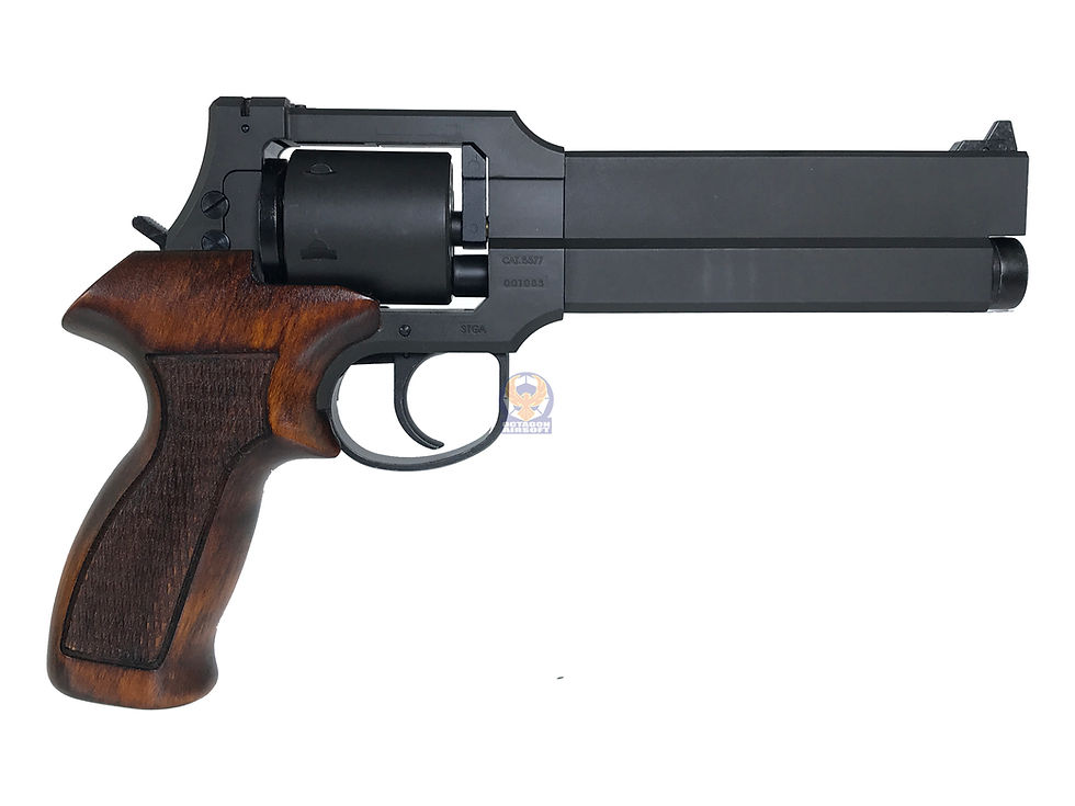 マルシン Mateba Revolver 5インチ Marushin 5 inch Mateba Gas Revolver (Heavyweight Wood Grip