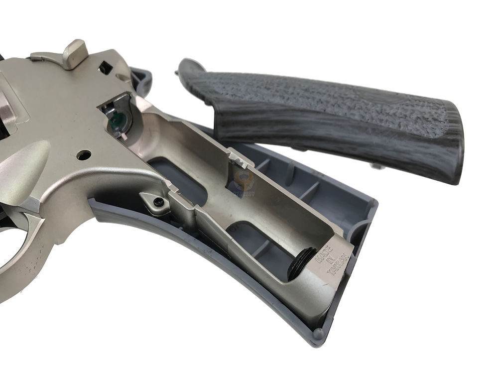 Thumbnail: BO Chiappa Rhino 50DS .357 CO2 Revolver Silver (BK Cylinder), Limited Edition