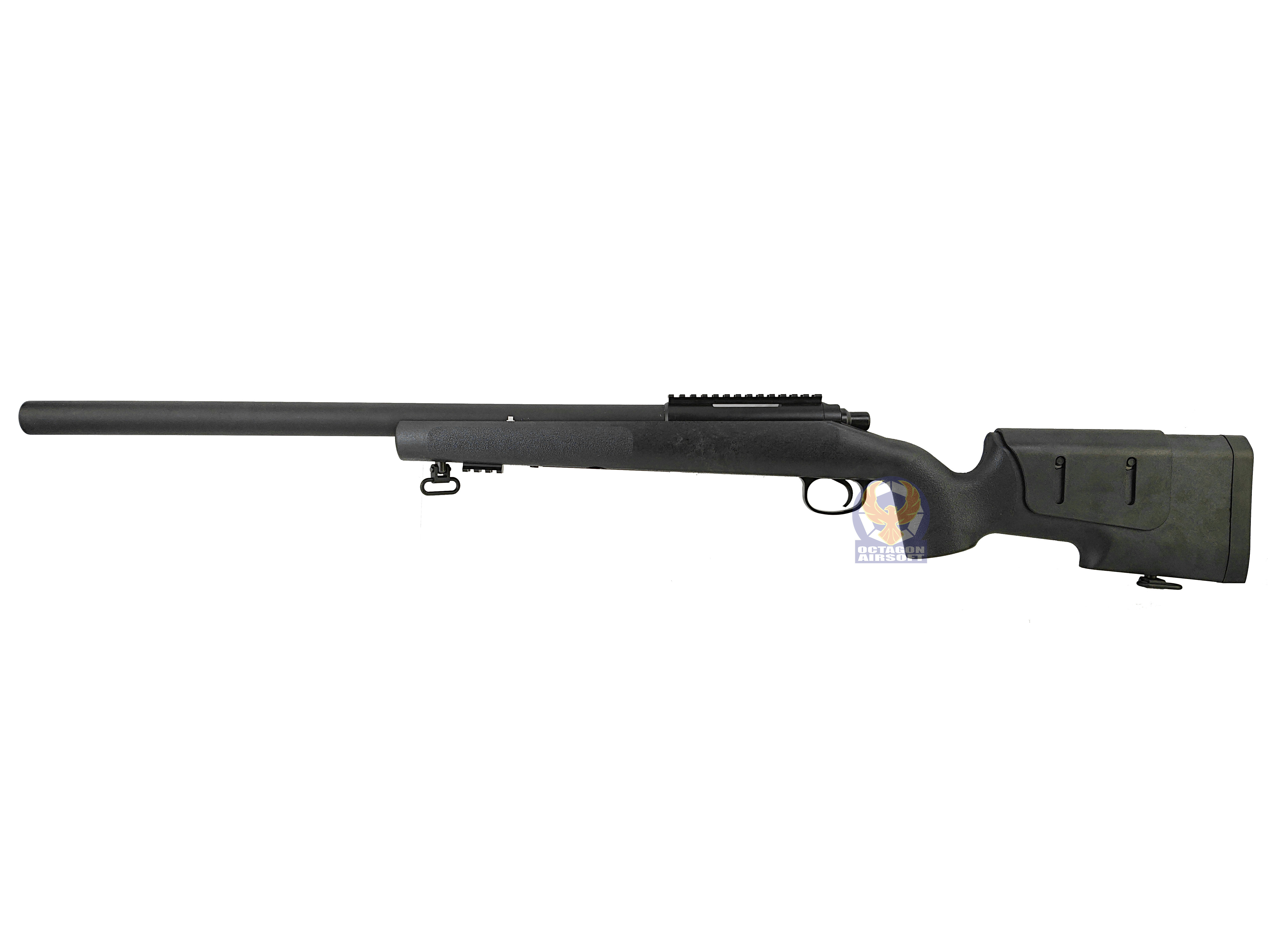 Classic Army S017P SPR40 SPR VSR Bolt Action Spring Sniper Airsoft Rifle (Black)