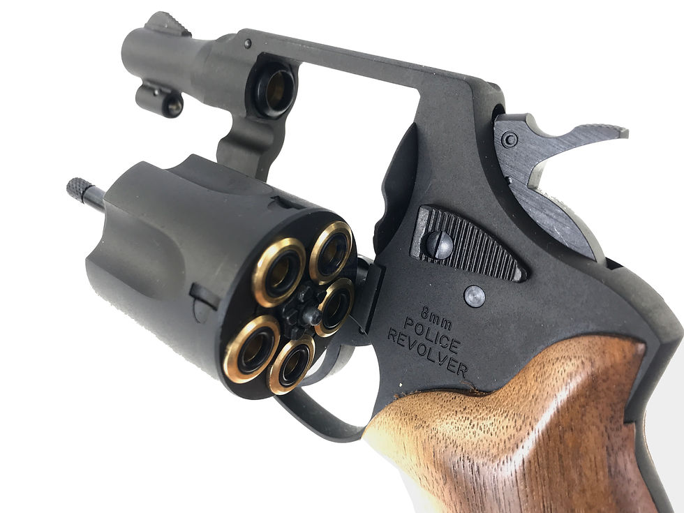 Marushin Police Revolver 2 Inch 8mm Real Wood (Black / Heavy Marushin Police Revolver 2 Inch 8mm Real Wood (Black / Heavy