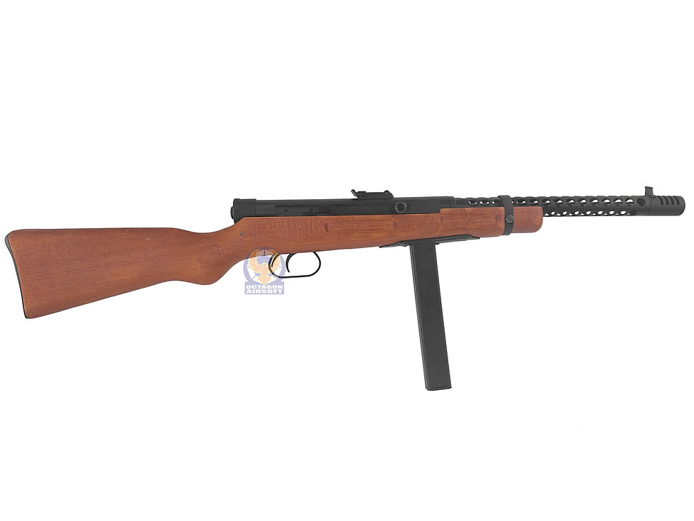 Thumbnail: Snow Wolf M1938 WW2 Model / Modello 38A Real Wood  Airsoft AEG Sub-Machine Gun