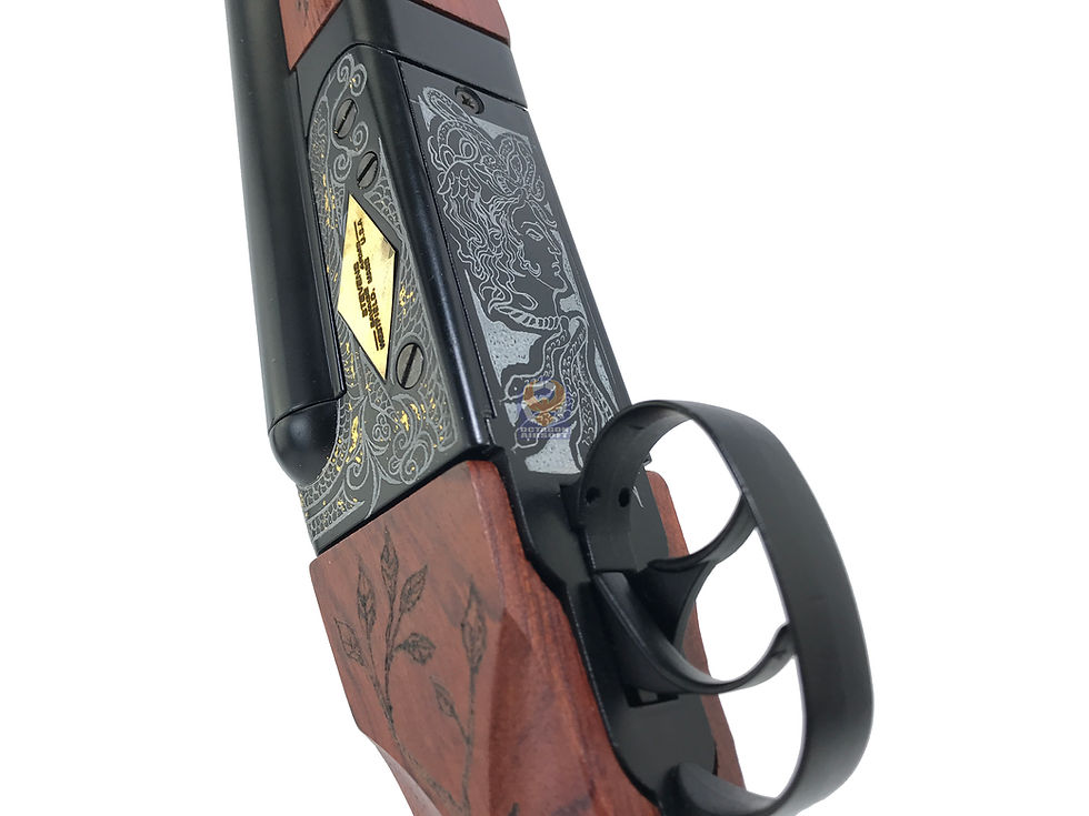 Thumbnail: Double Barrel Gas Shotgun Engraved PPS Custom