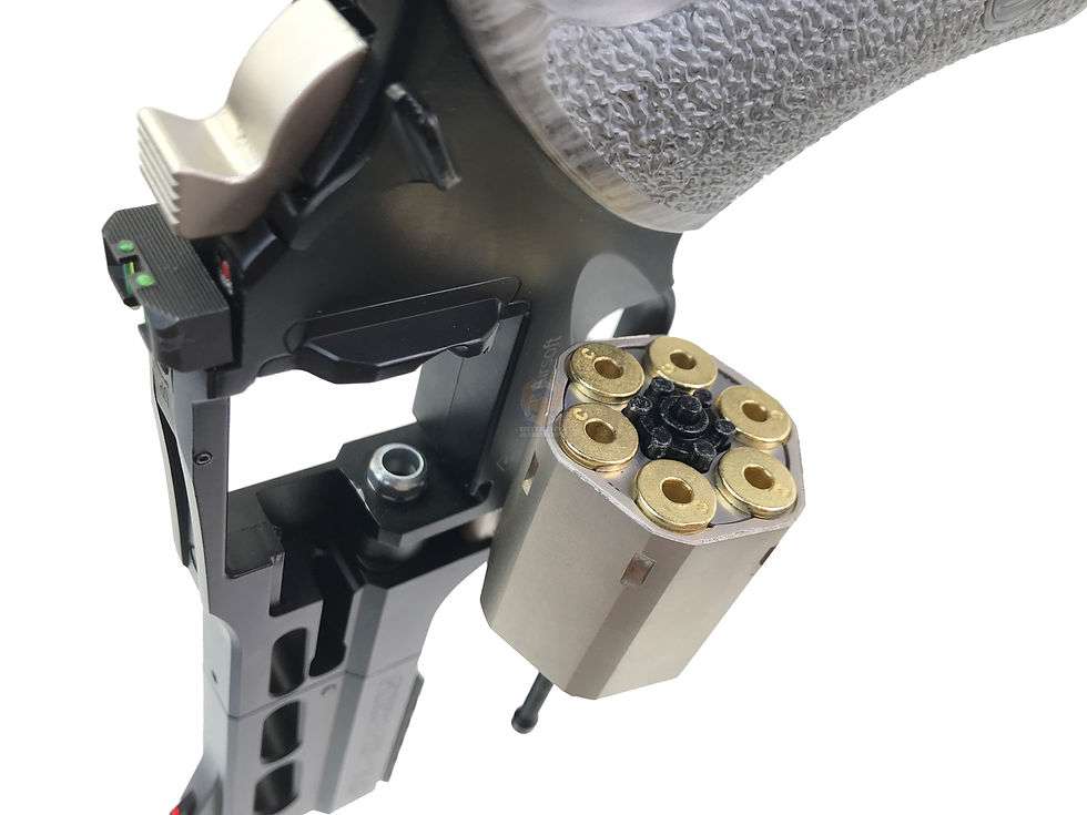 Thumbnail: BO Chiappa Rhino 50DS .357 CO2 Revolver Black (SV Cylinder), Limited Edition