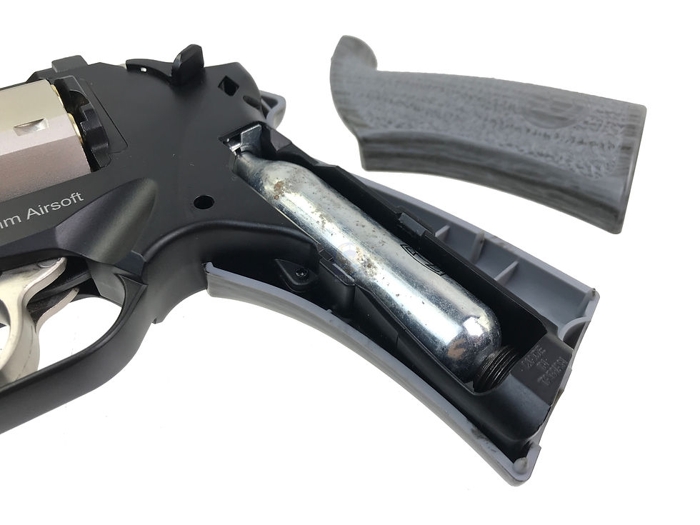 Thumbnail: BO Chiappa Rhino 50DS .357 CO2 Revolver Black (SV Cylinder), Limited Edition