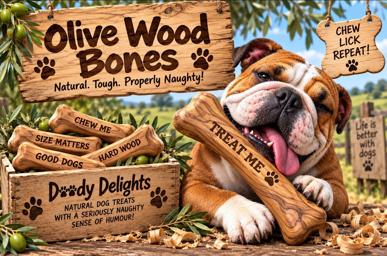 Olive Wood Bones