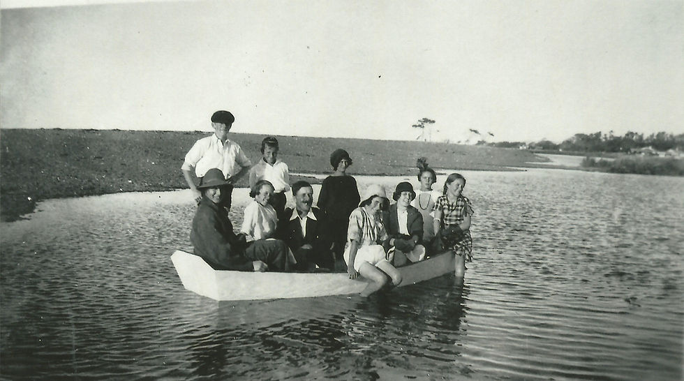 Boating on Te Awanga Lagoon
