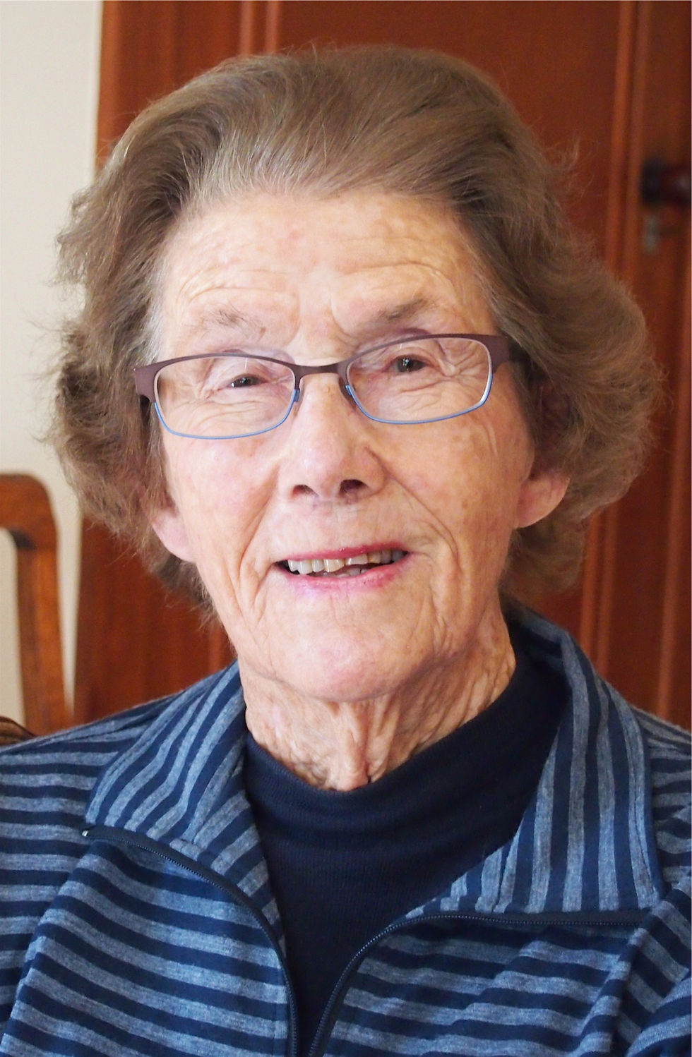 Portrait photograph of Barbara Caseley, Te Awanga
