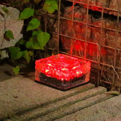 Thumbnail: Solar Brick Ice Cube LED Light Outdoor Waterproof 