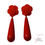 Thumbnail: Medium Flower Drop Earrings