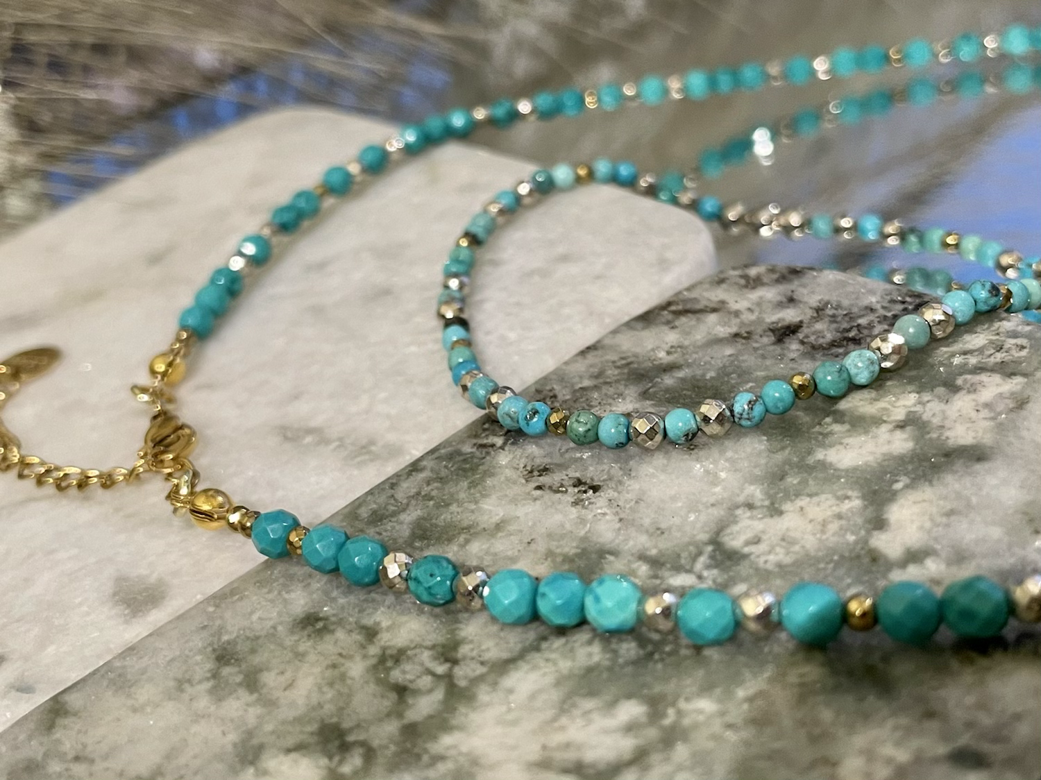 Choker z kolekcji „ turquoise breeze of spring”