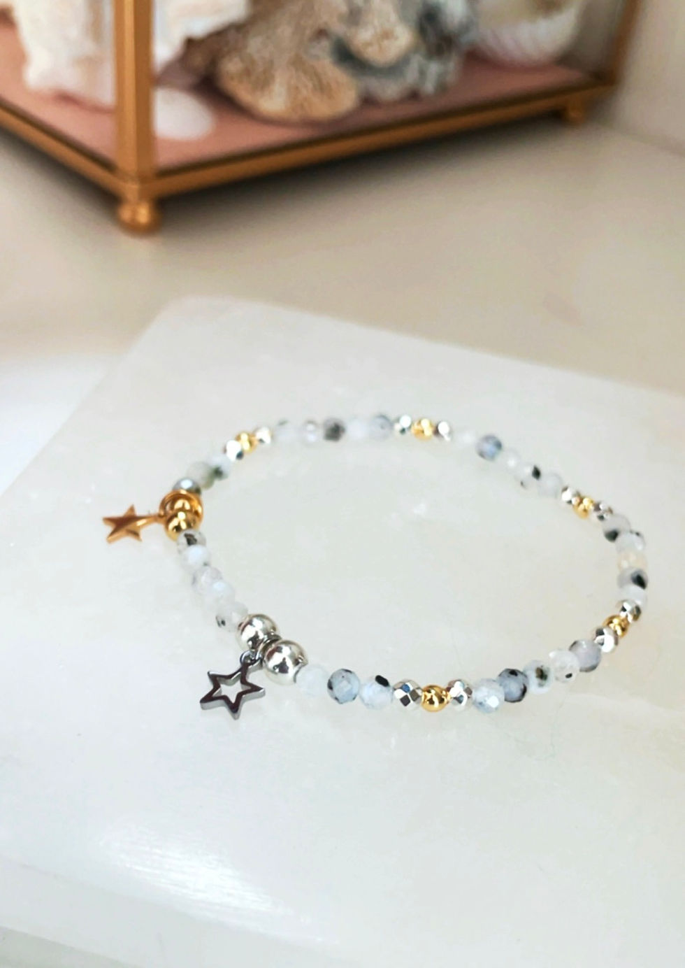 Miniatura: Bransoletka SPARKLING MOON GOLD&SILVER 