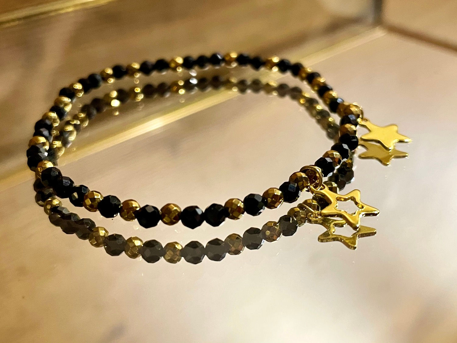 BRANSOLETKA CYRKONIA GOLD