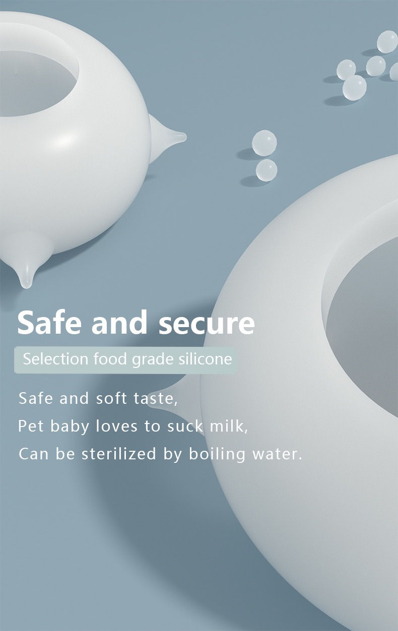 Thumbnail: 4 Nipple Puppy or Kitten Nursing Milk Feeding Station