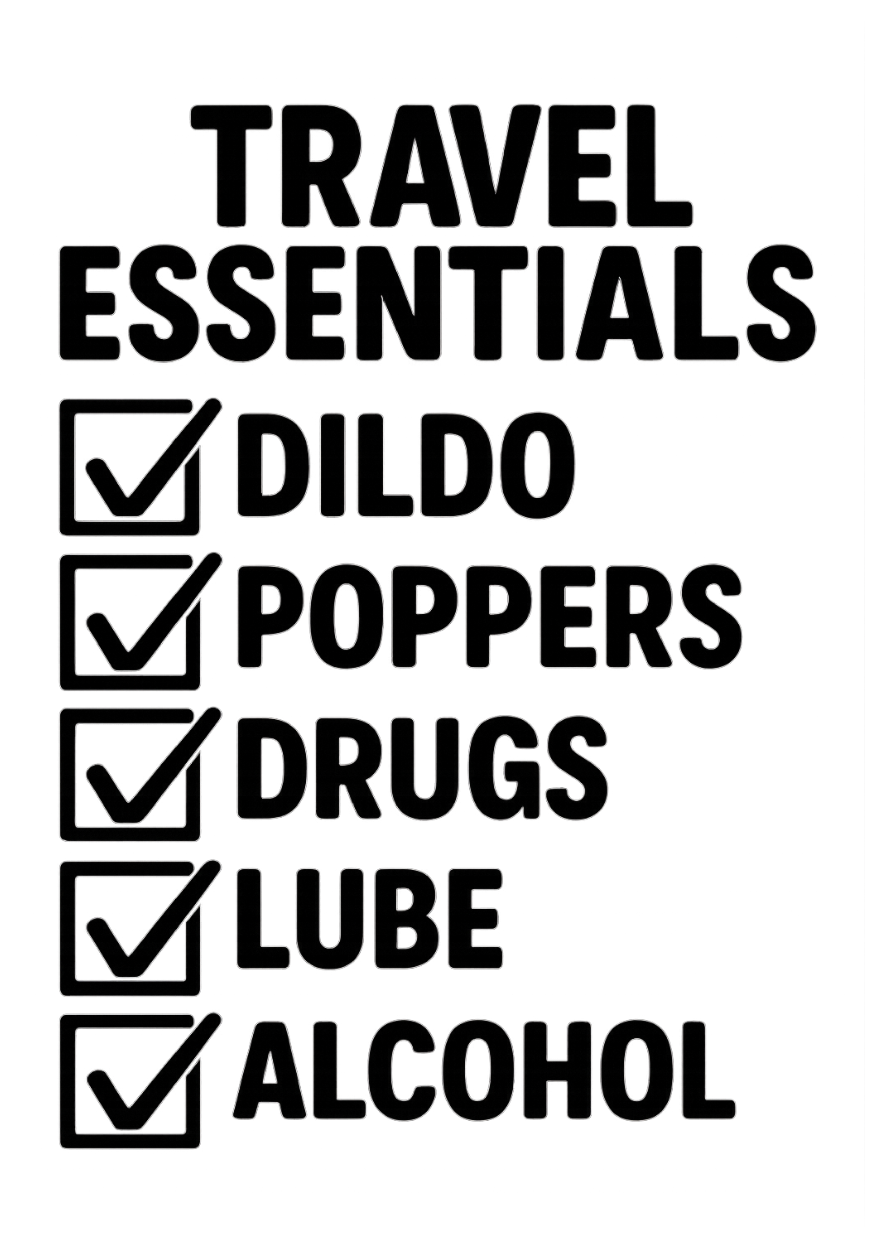 Travel Essentials | Problematic Prints