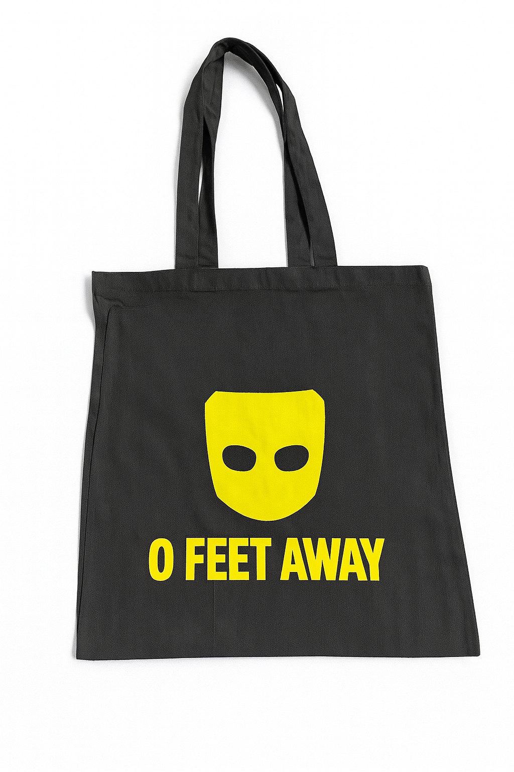 0 Feet Away - Grindr | Tote Bag | Black