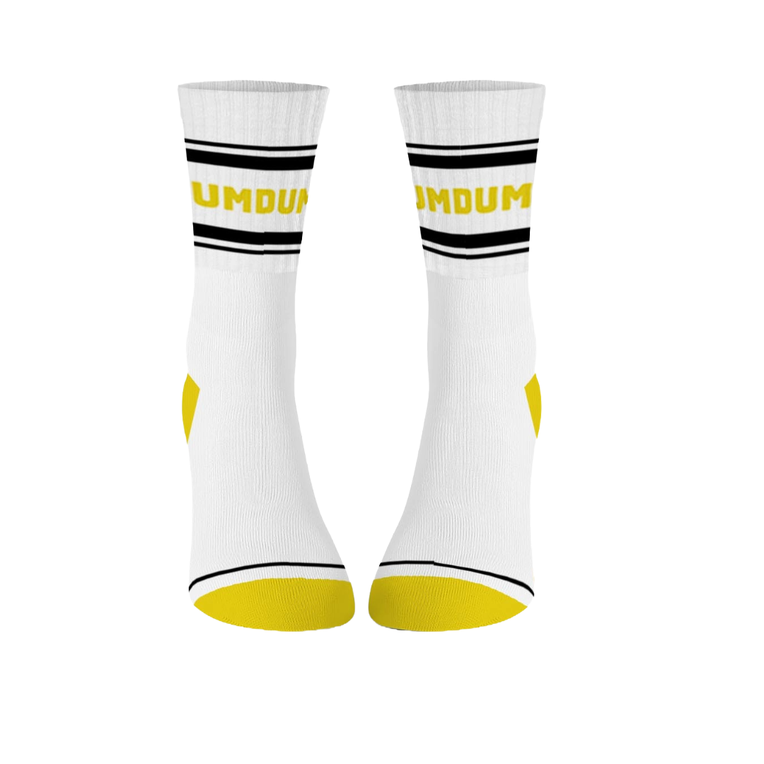 CUM DUMP | Cotton Crew Socks | Sports | mid-length